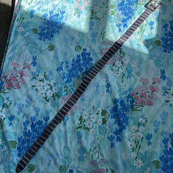 Vintage Leather Post & Co Art Moda Exotic Belt - L (?) main image 5